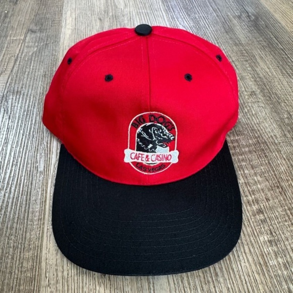 Vintage Big Dog's Cafe & Casino Las Vegas Hat Adjustable Snapback Hat Headmaster